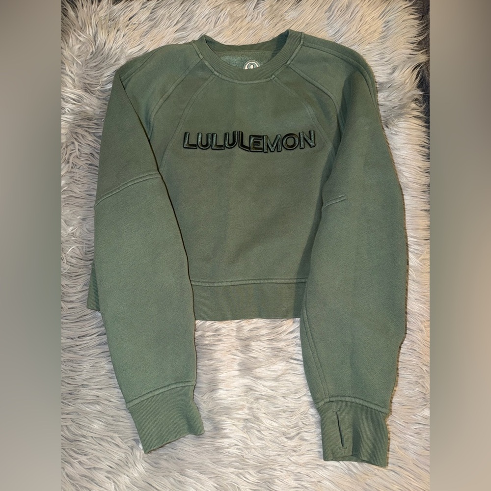 Lululemon scuba spellout pullover - image 1